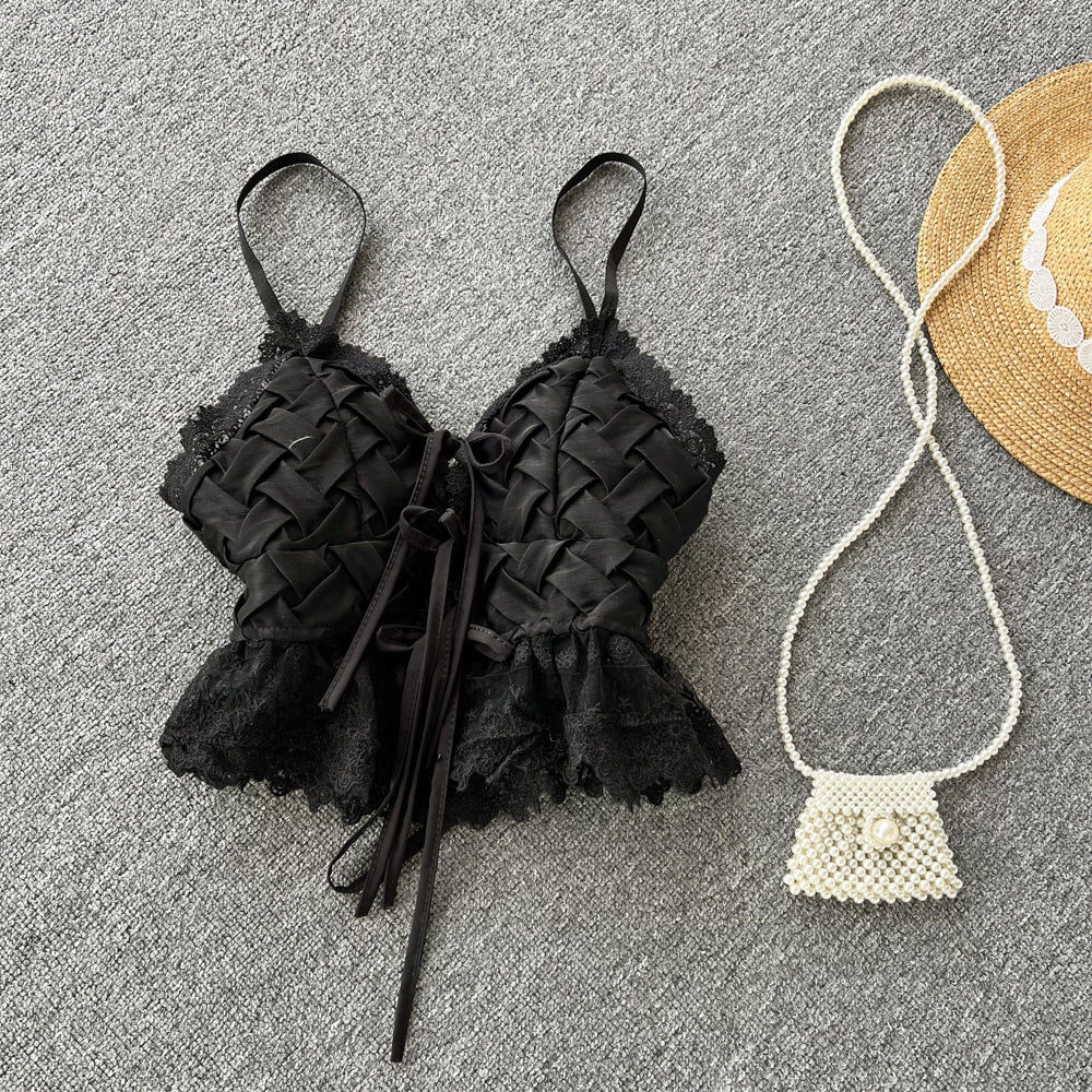 Brylee Corset Lace Top
