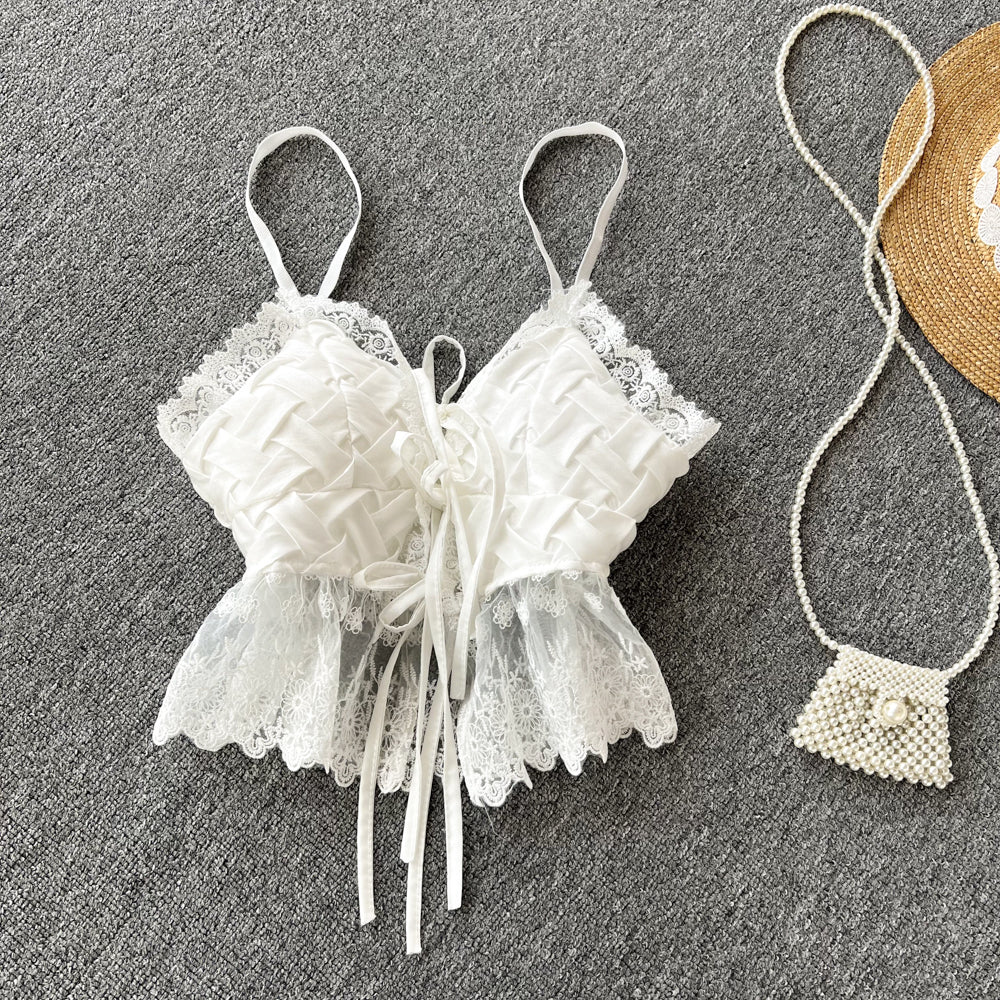 Brylee Corset Lace Top