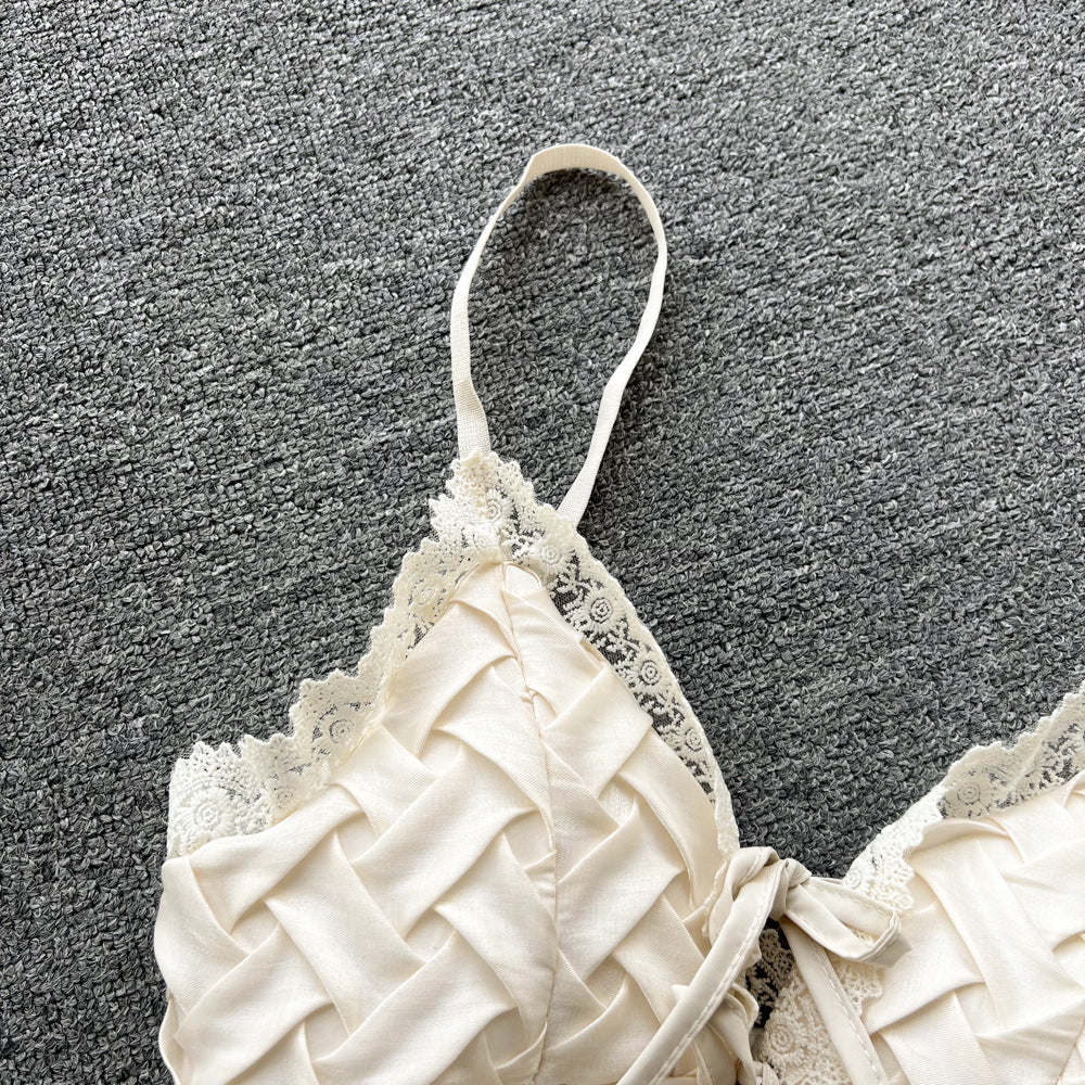 Brylee Corset Lace Top