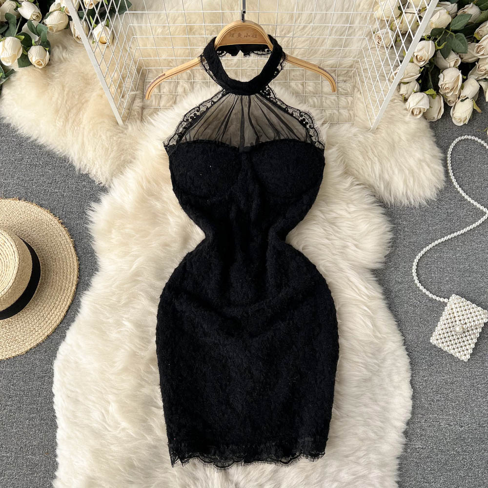 Sophie Open Back Lace Dress