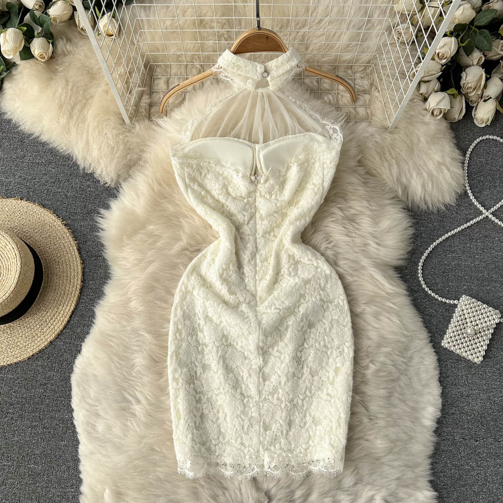 Sophie Open Back Lace Dress