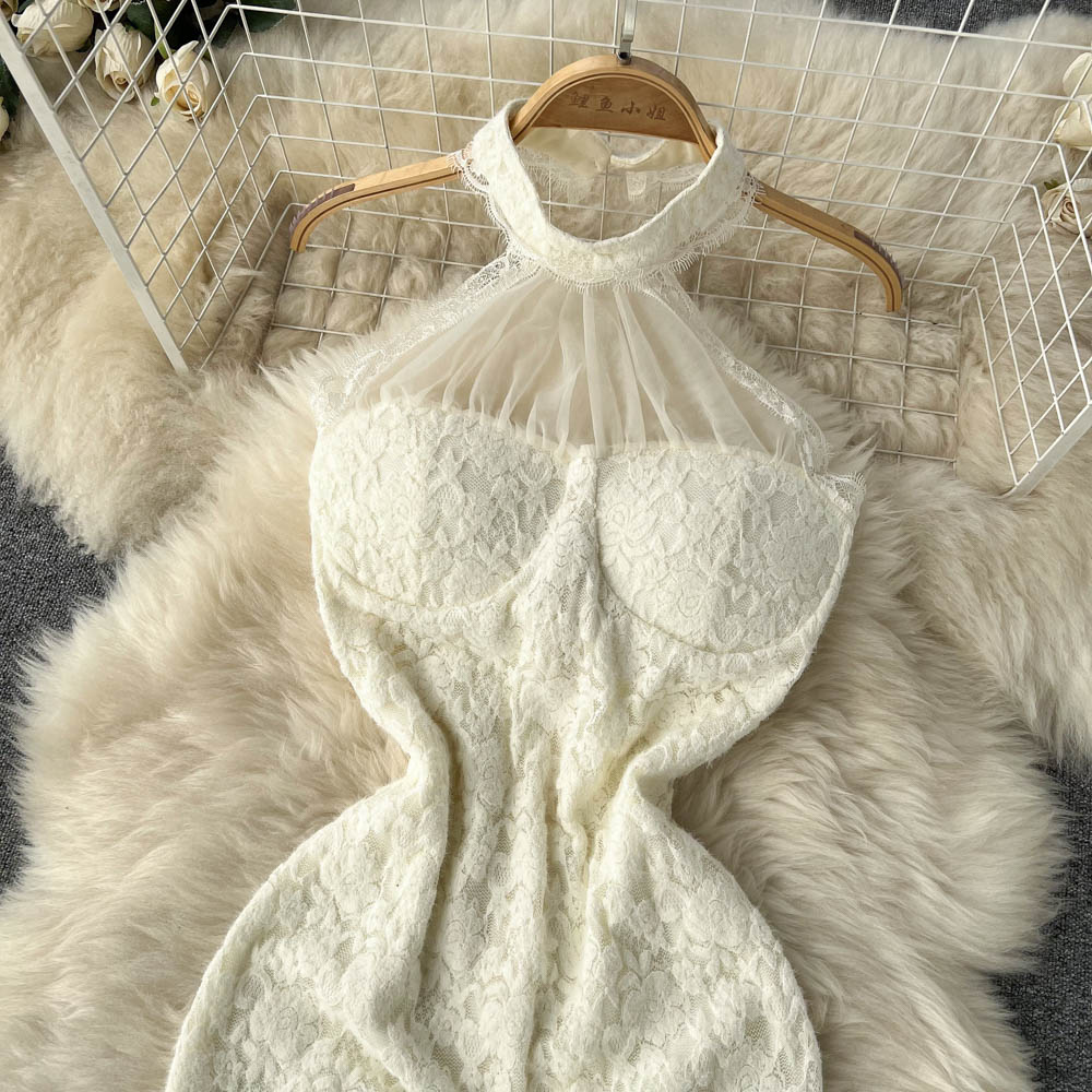 Sophie Open Back Lace Dress