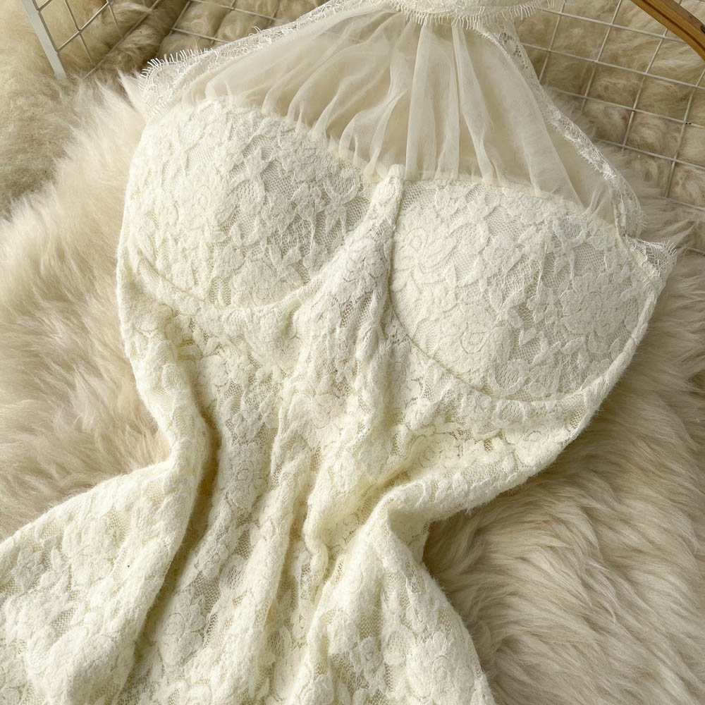Sophie Open Back Lace Dress
