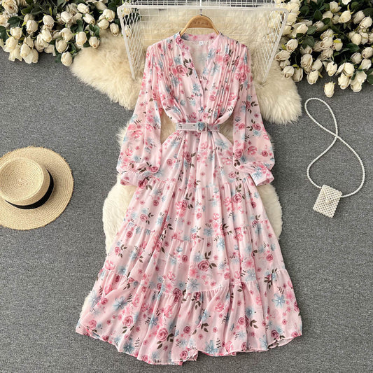 Millie Chiffon Tiered Dress