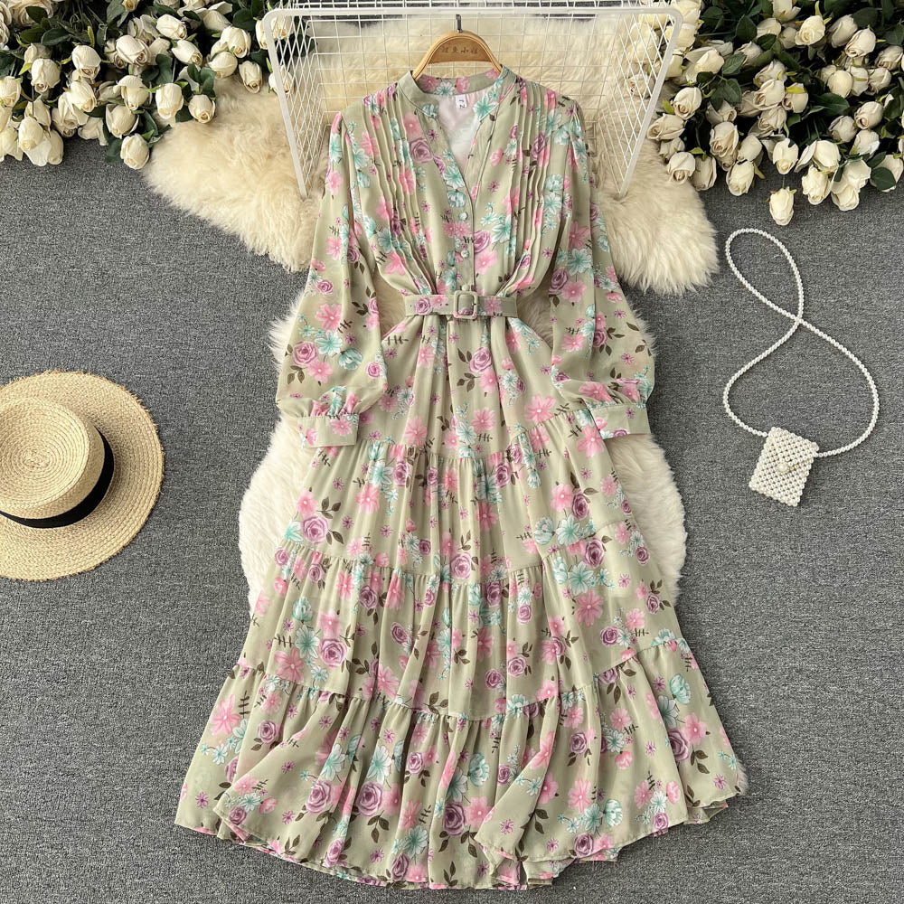 Millie Chiffon Tiered Dress