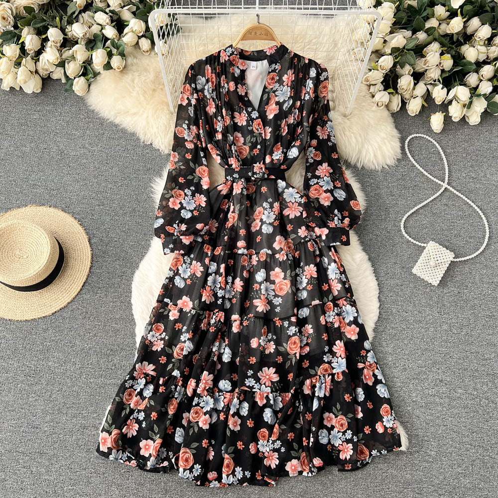Millie Chiffon Tiered Dress