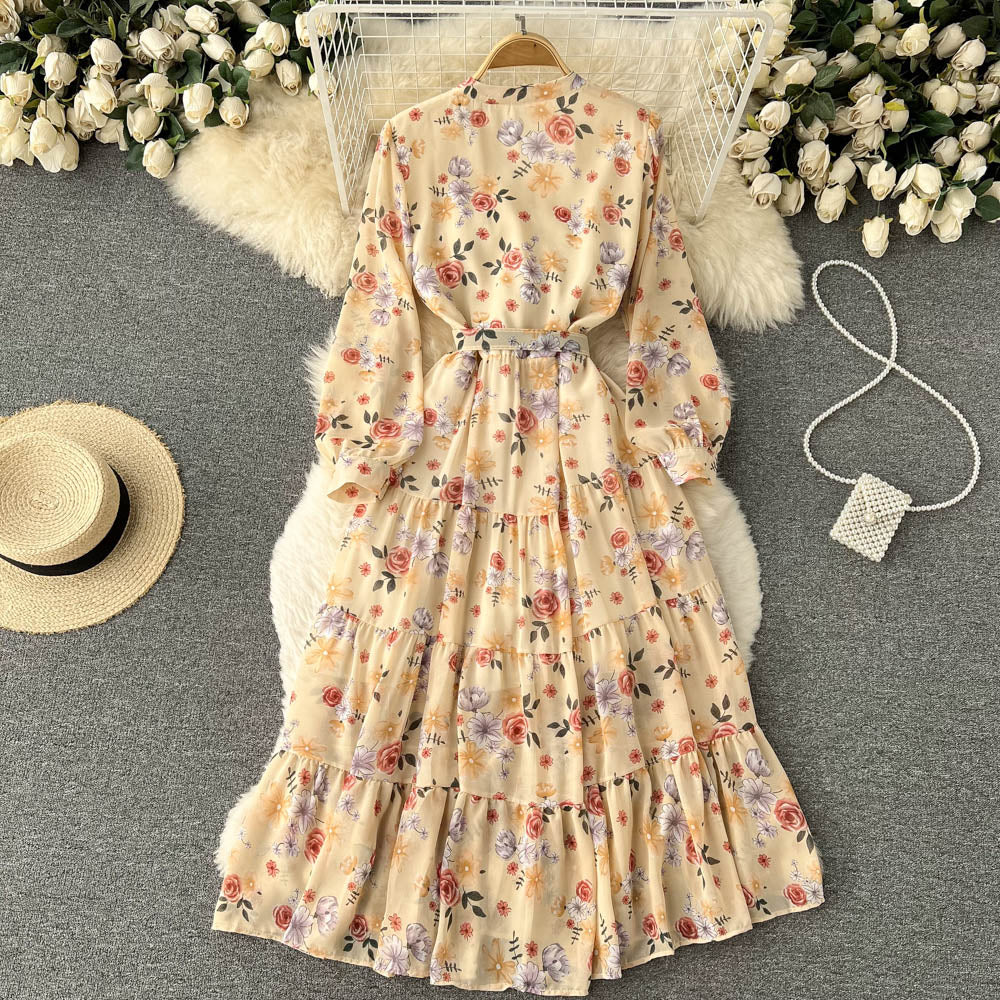 Millie Chiffon Tiered Dress