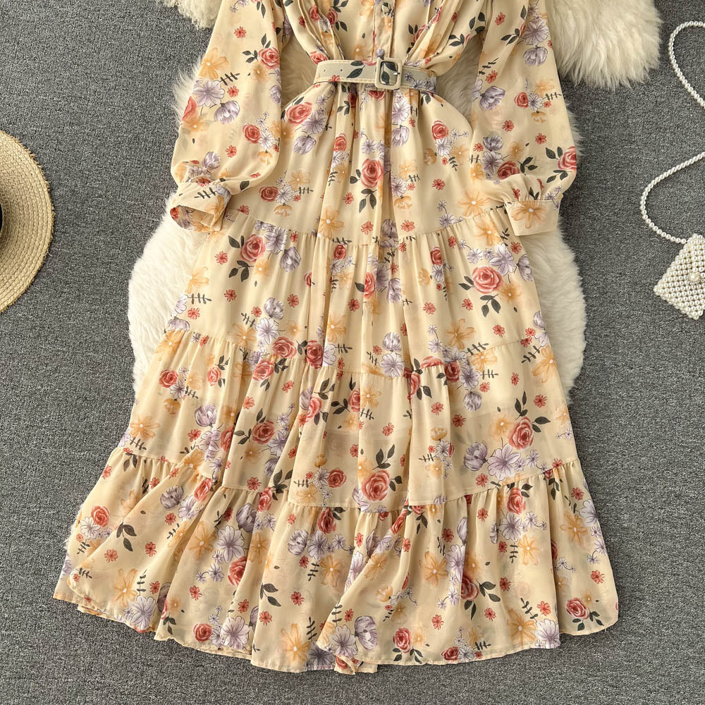 Millie Chiffon Tiered Dress