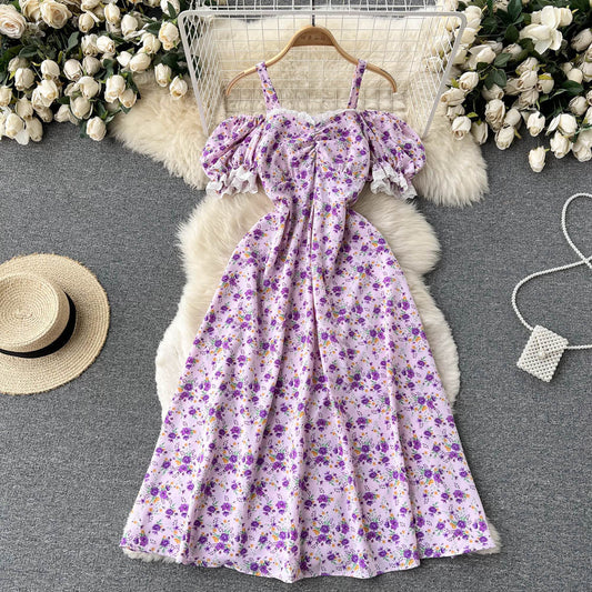 Kiara Off-Shoulder Puff Sleeve Dress