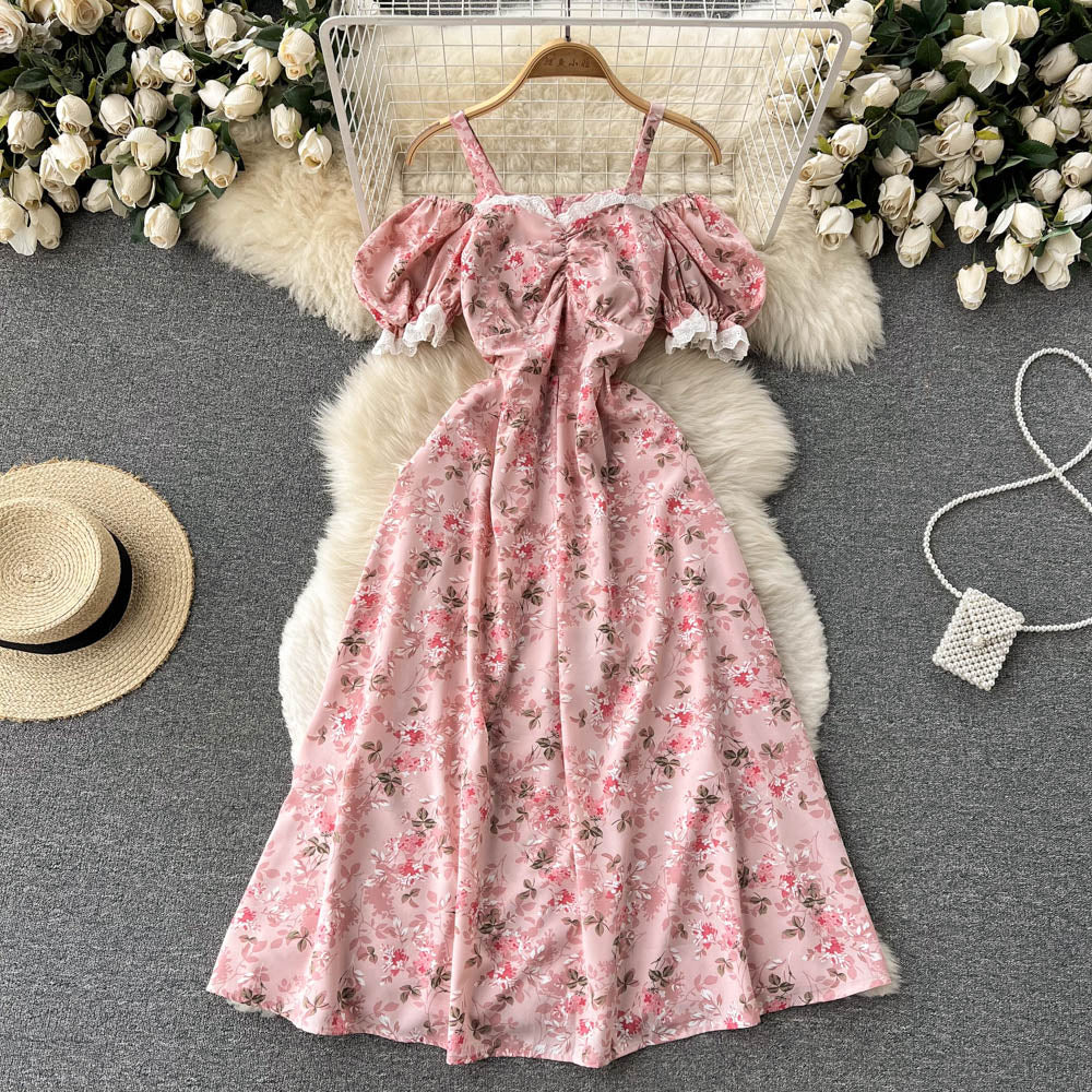 Kiara Off-Shoulder Puff Sleeve Dress