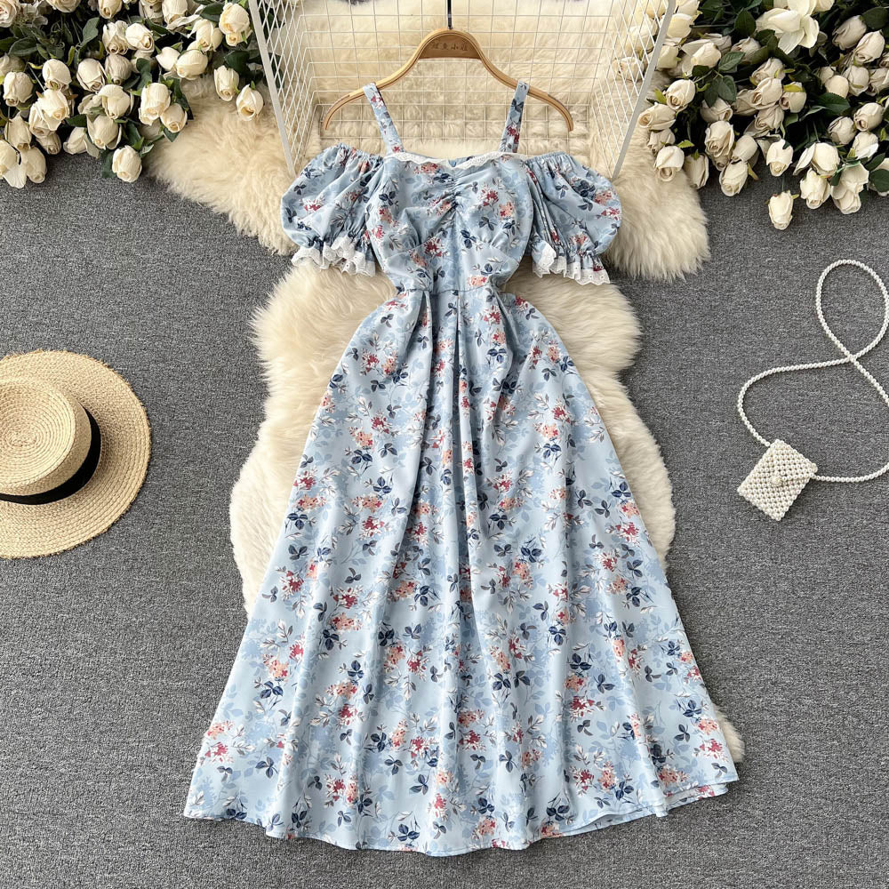 Kiara Off-Shoulder Puff Sleeve Dress