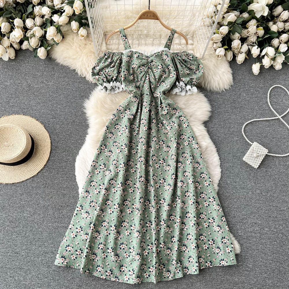 Kiara Off-Shoulder Puff Sleeve Dress