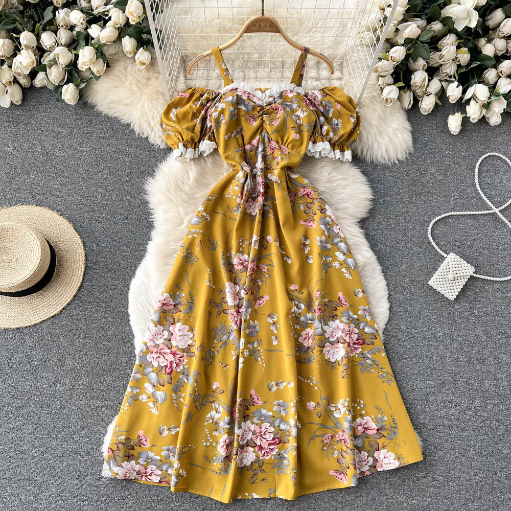 Kiara Off-Shoulder Puff Sleeve Dress