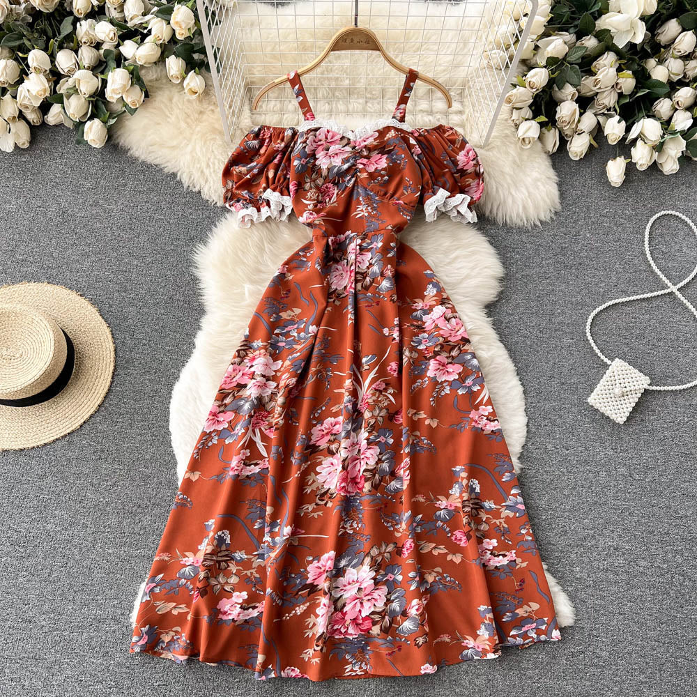 Kiara Off-Shoulder Puff Sleeve Dress