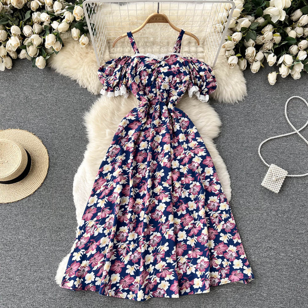 Kiara Off-Shoulder Puff Sleeve Dress
