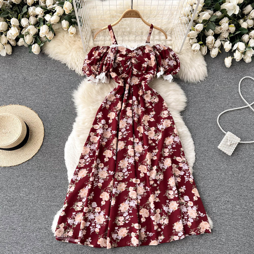 Kiara Off-Shoulder Puff Sleeve Dress