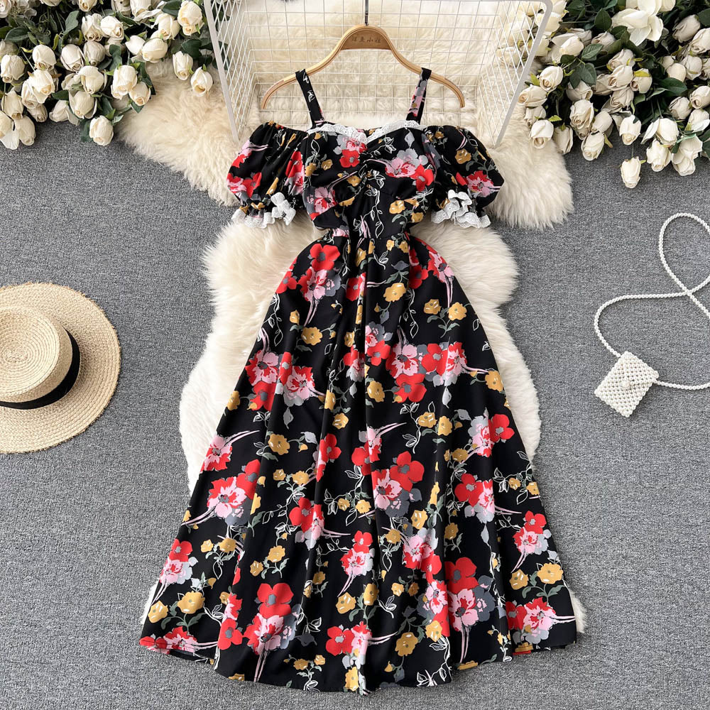 Kiara Off-Shoulder Puff Sleeve Dress