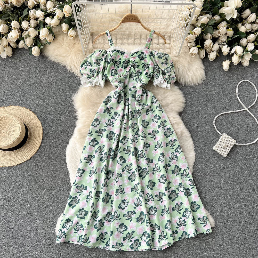 Kiara Off-Shoulder Puff Sleeve Dress