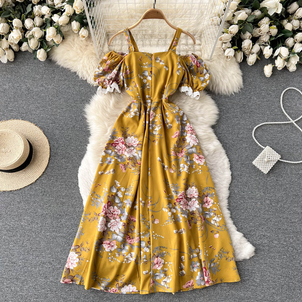 Kiara Off-Shoulder Puff Sleeve Dress