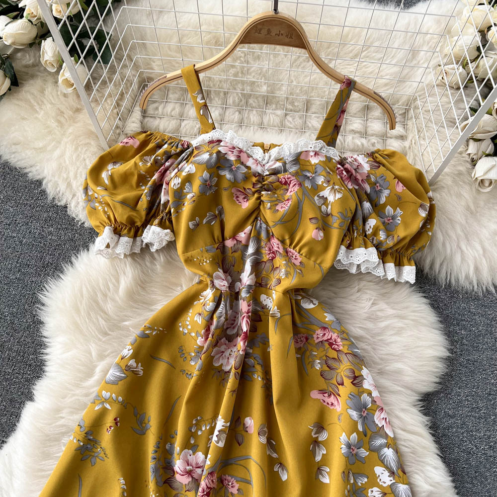 Kiara Off-Shoulder Puff Sleeve Dress