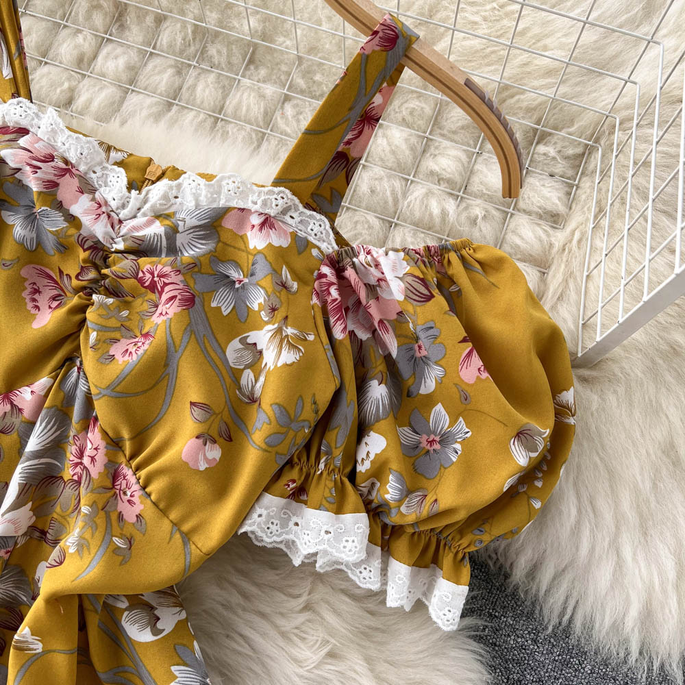 Kiara Off-Shoulder Puff Sleeve Dress