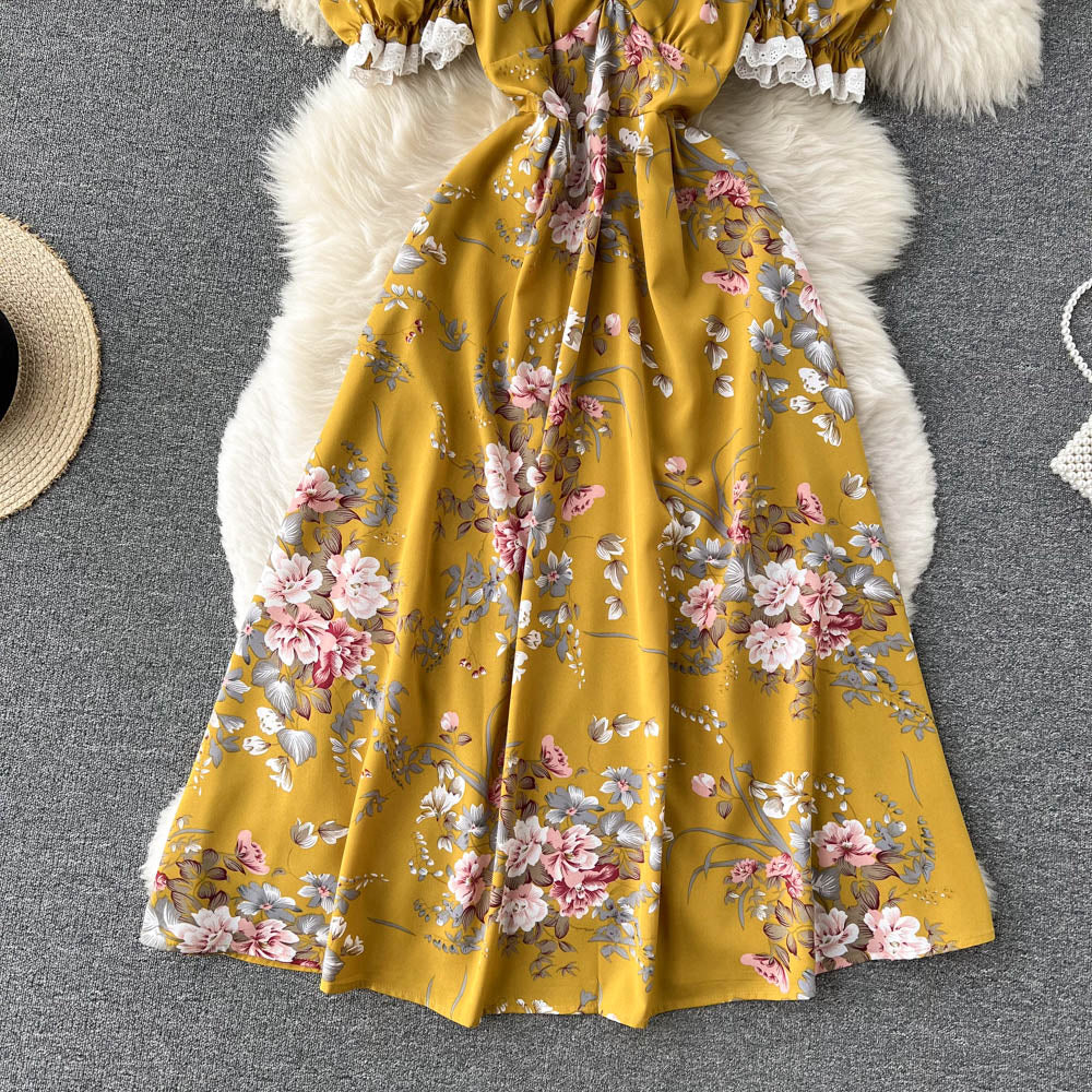 Kiara Off-Shoulder Puff Sleeve Dress