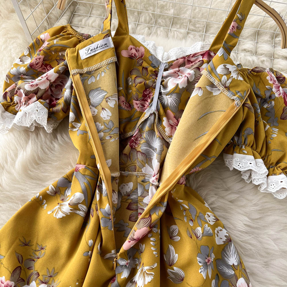Kiara Off-Shoulder Puff Sleeve Dress