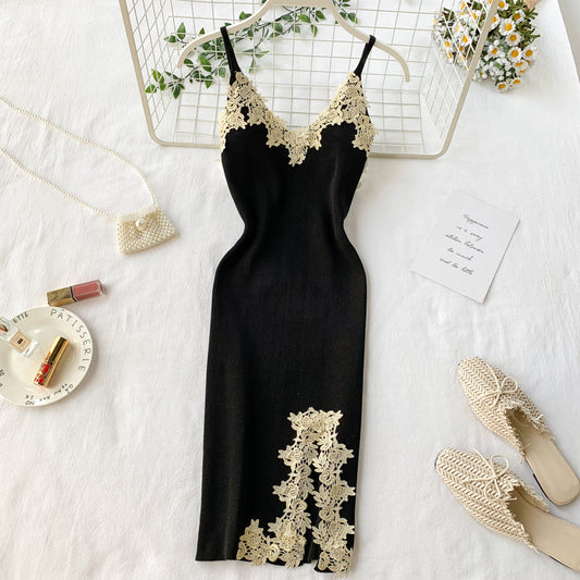 Jennifer Lace Knit Dress