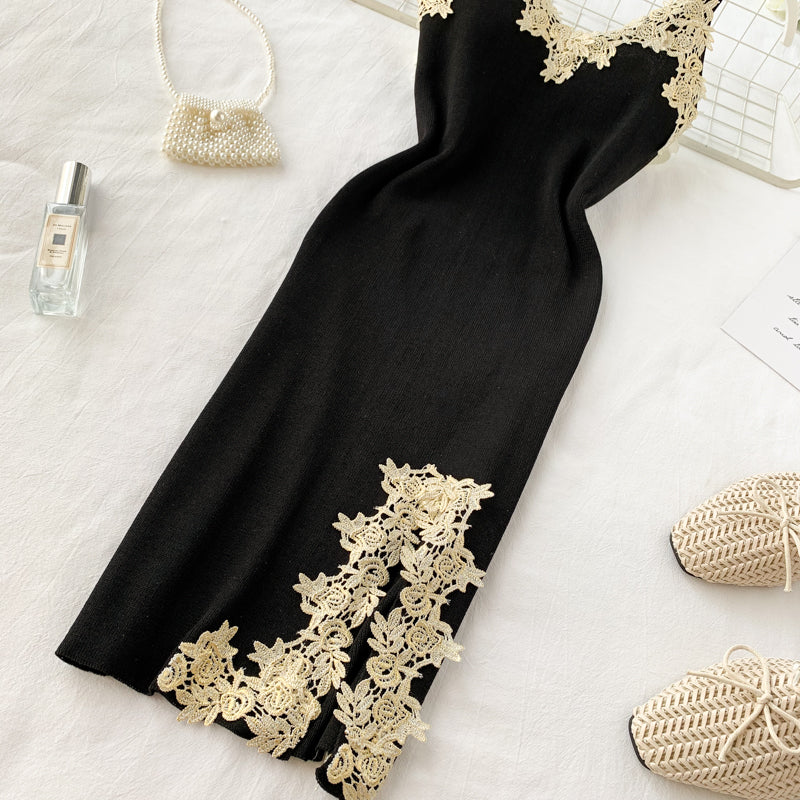 Jennifer Lace Knit Dress