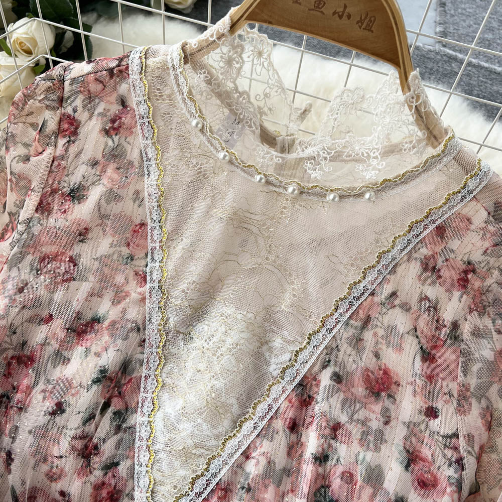 Jocelyn Lace Mesh Dress