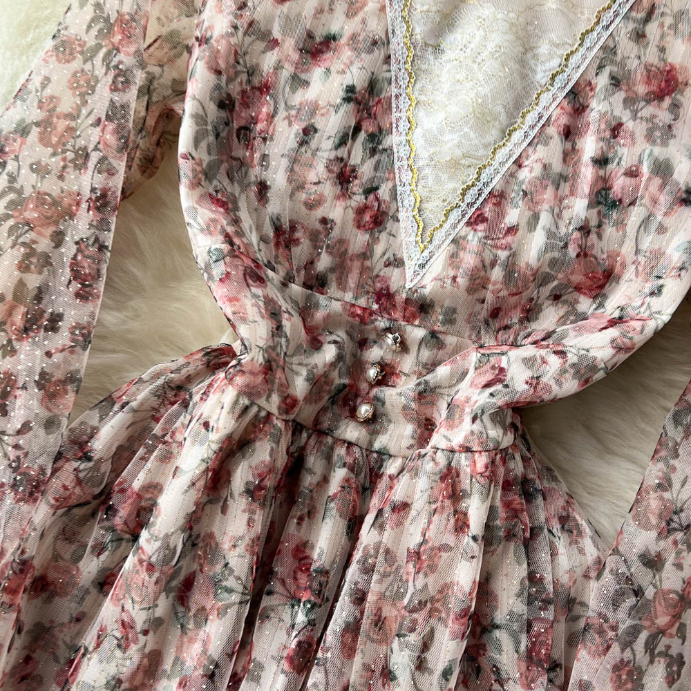 Jocelyn Lace Mesh Dress