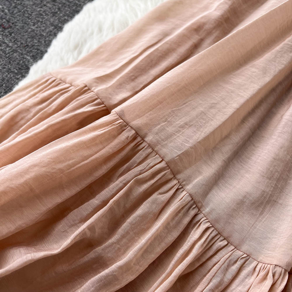 Cynthia Pleated Lace Dress