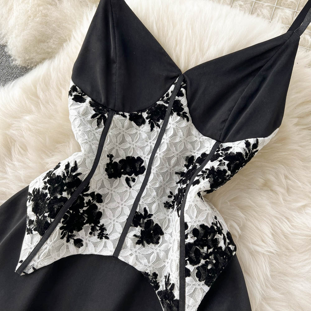 Sylvia Lace Detail Dress