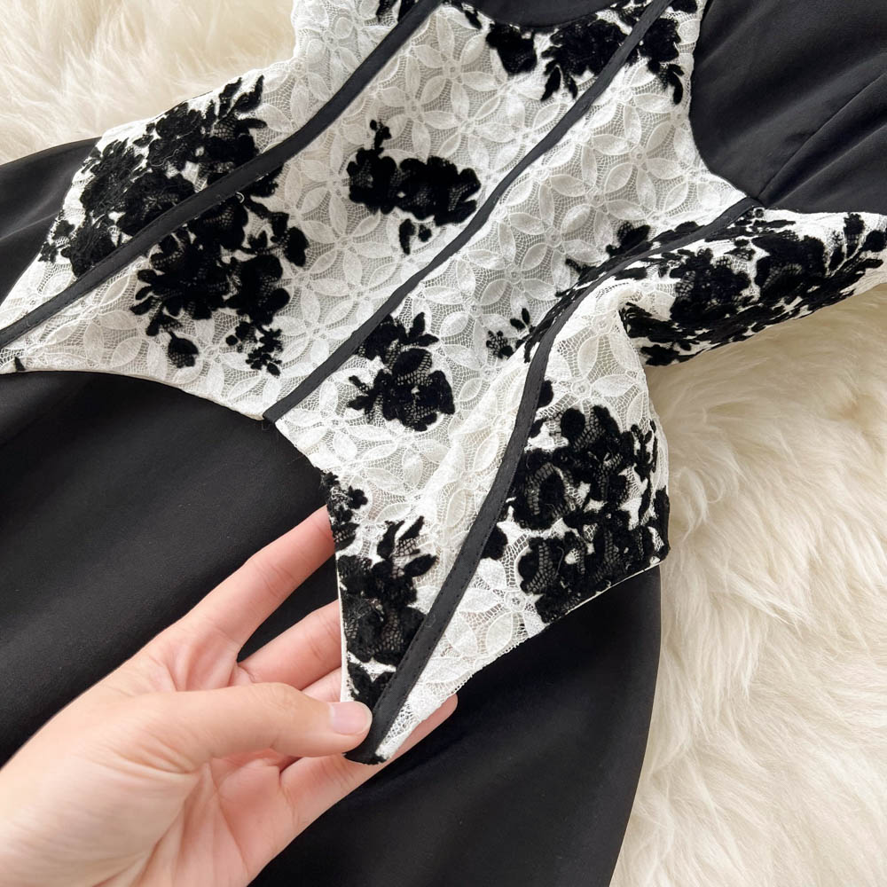 Sylvia Lace Detail Dress