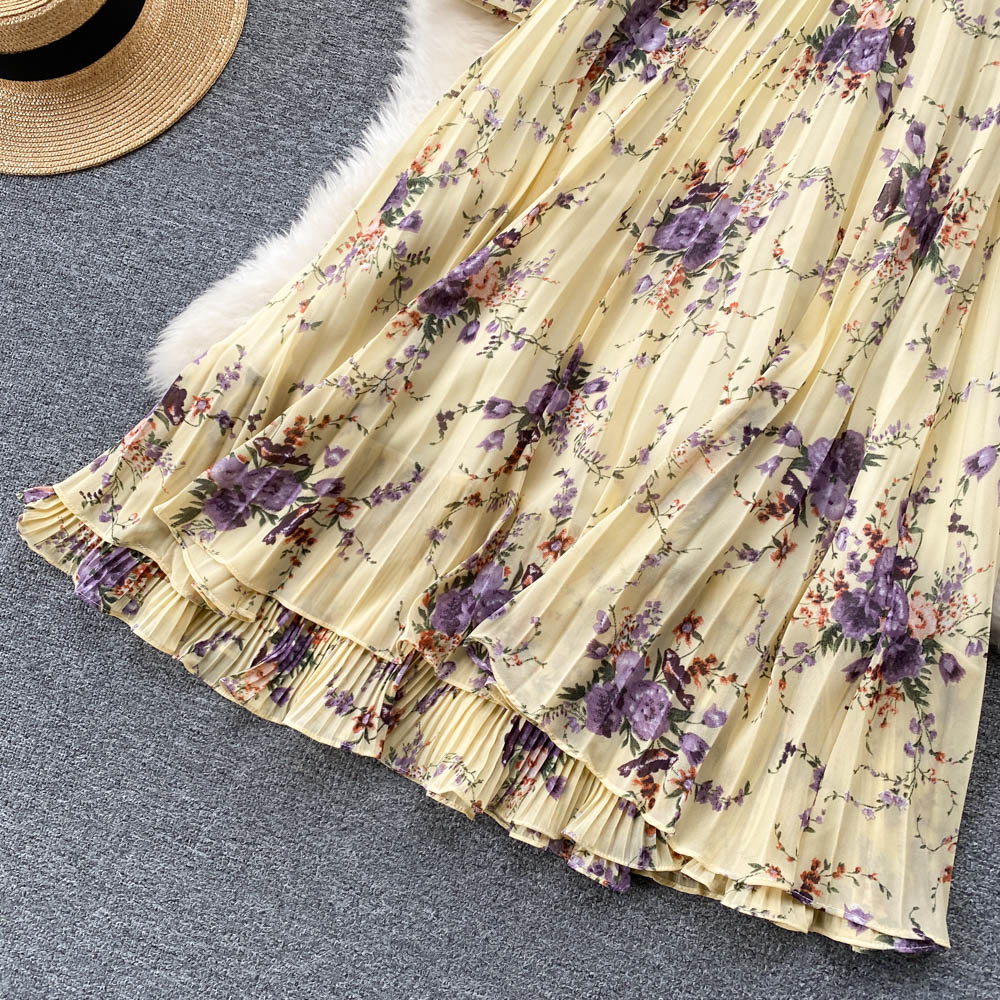 Dani Pleated Chiffon Two Piece Set
