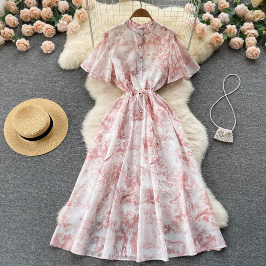 Tracy Flutter Sleeve Dress