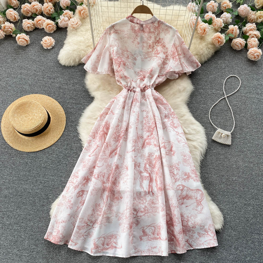 Tracy Flutter Sleeve Dress