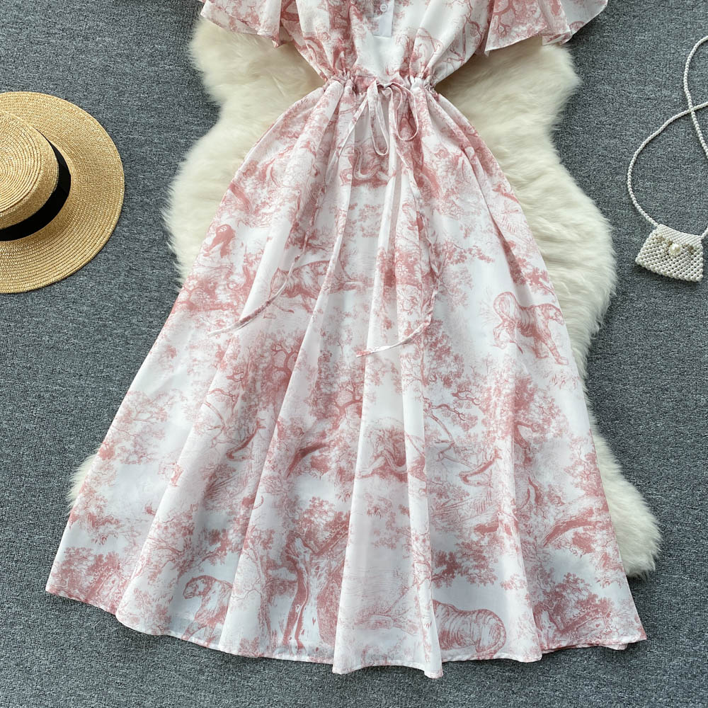 Tracy Flutter Sleeve Dress