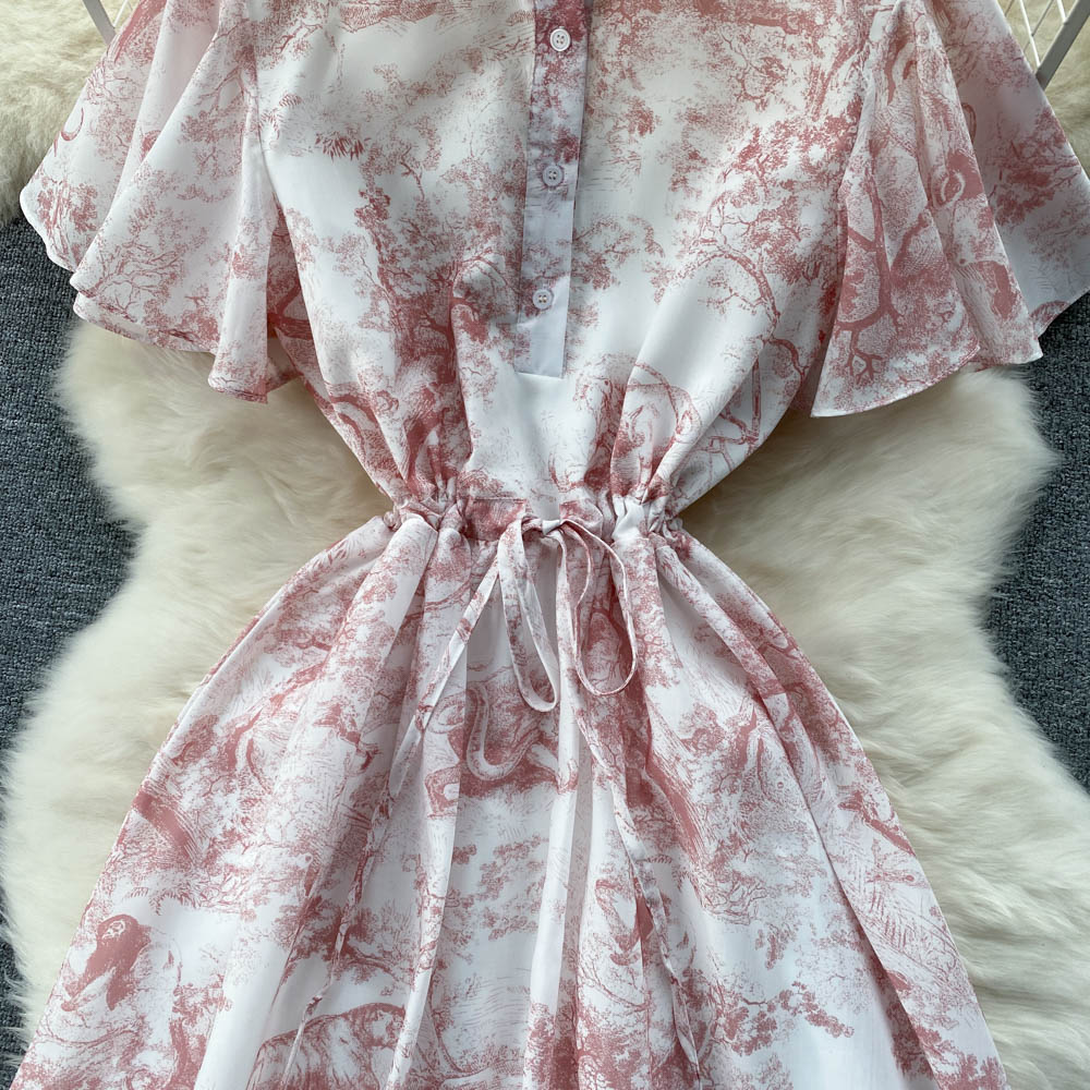 Tracy Flutter Sleeve Dress