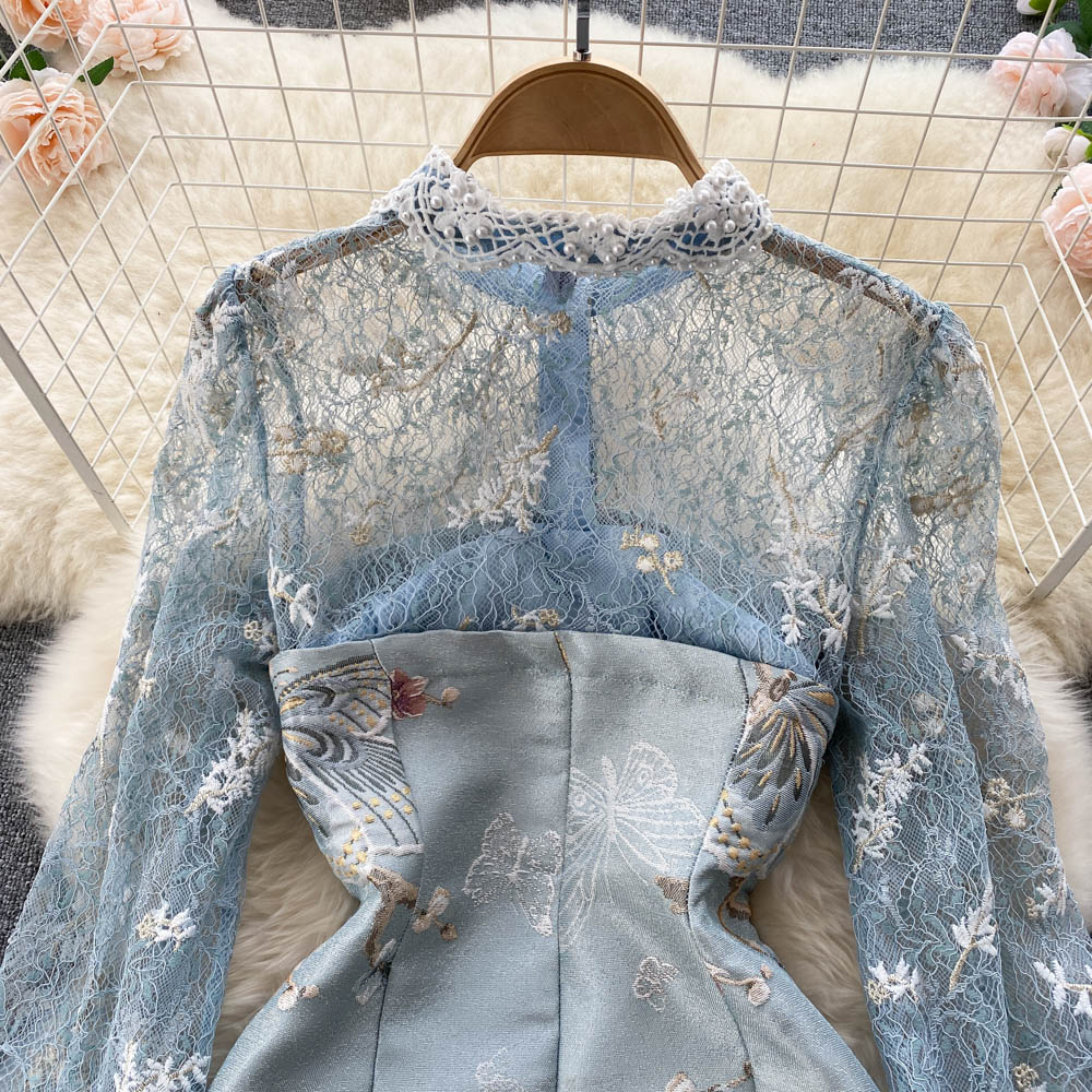 Rene Beaded Embroidered Dress