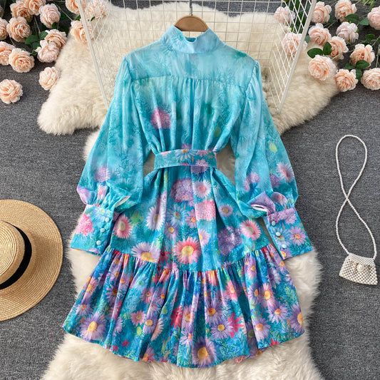 Jodie Puff Sleeve Mini Dress