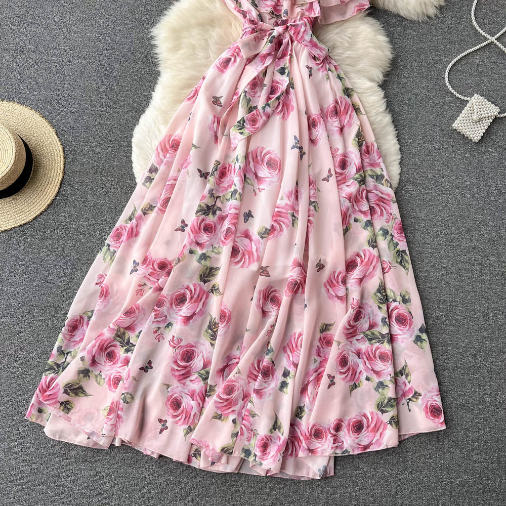 Ella One Shoulder Ruffle Dress