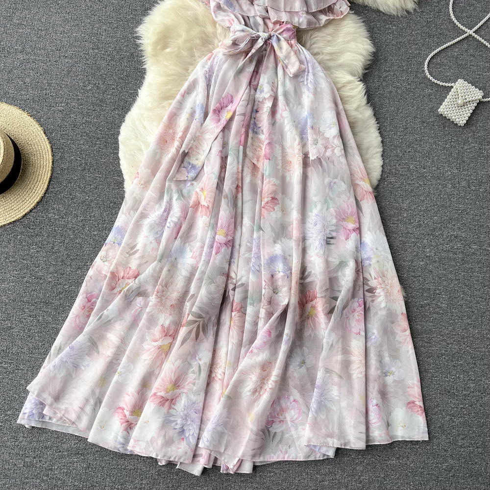 Ella One Shoulder Ruffle Dress