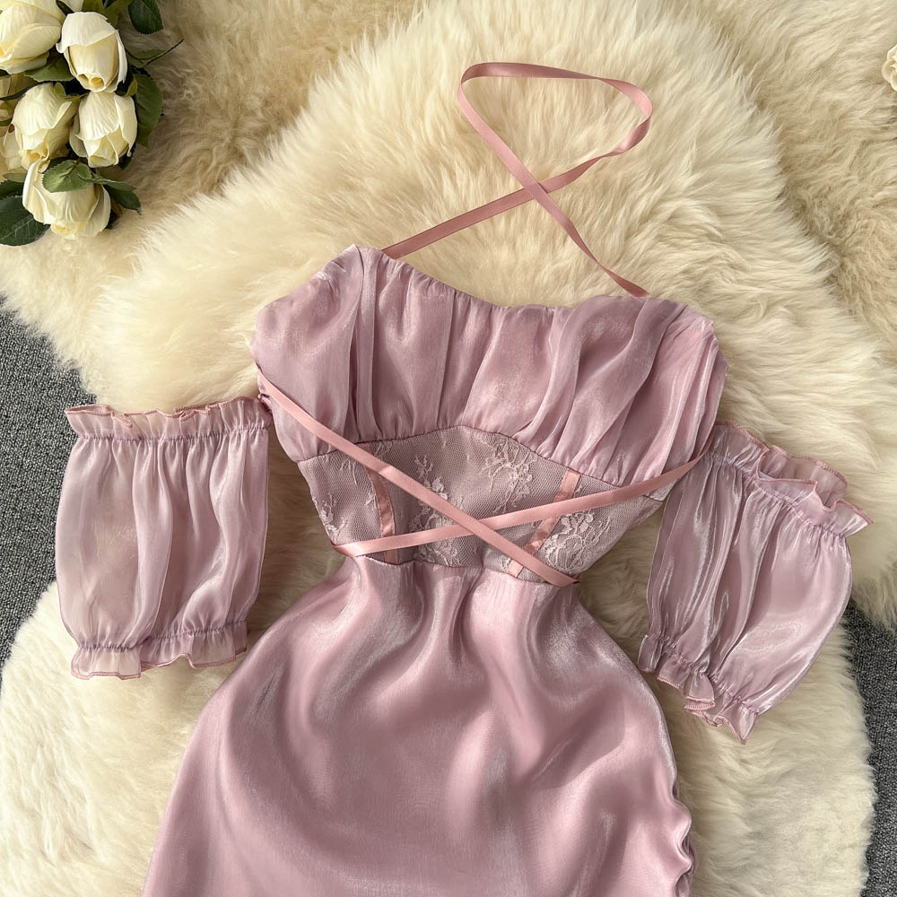 Mariel Off-Shoulder Drawstring Dress