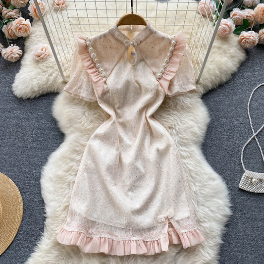 Jade Bead Detail Dress