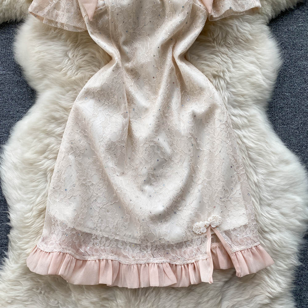 Jade Bead Detail Dress