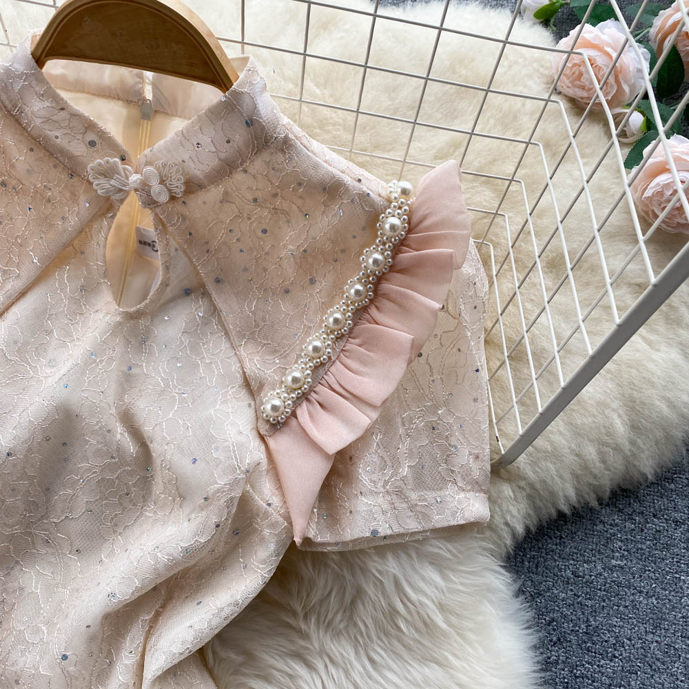 Jade Bead Detail Dress