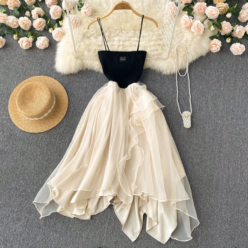 Aithne Chiffon Mesh Dress