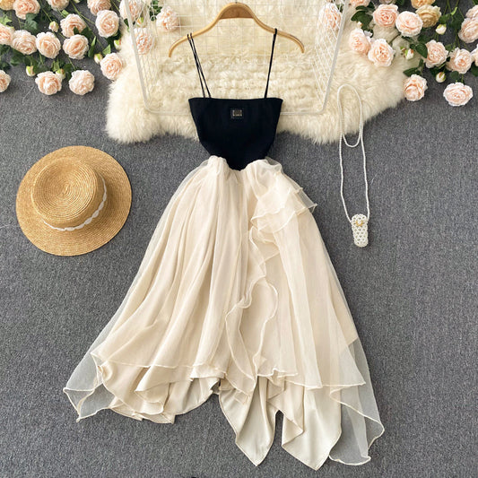 Aithne Chiffon Mesh Dress