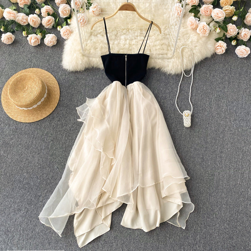 Aithne Chiffon Mesh Dress